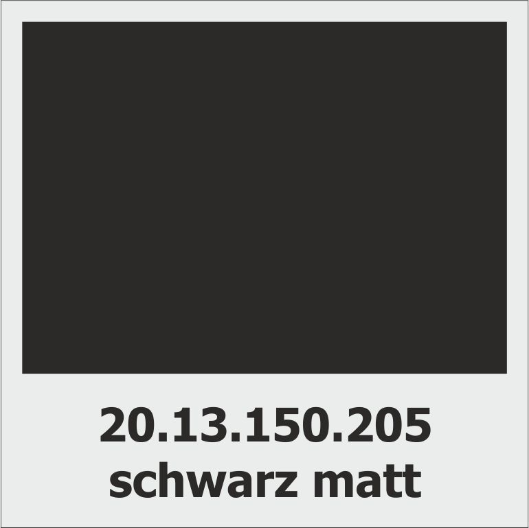 t 20.13.150 schwarz, matt, RAL 9005 | Proplana