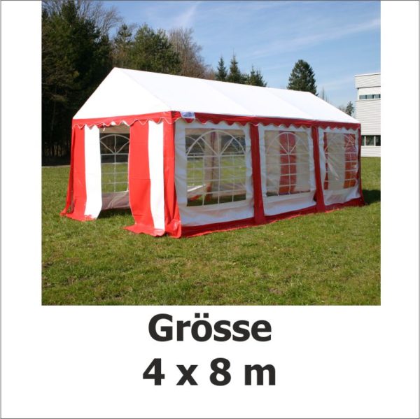 4 x 8 m Partyzelt Fortis