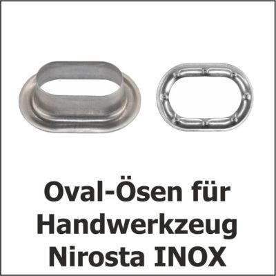 Oval-Ösen Nirosta INOX