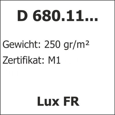 D 680.11.... Lux FR, silbrige Oberfläche